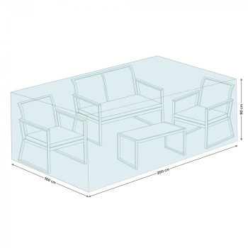 Husă pentru set de mobilier de cafea 200x160x90 cm